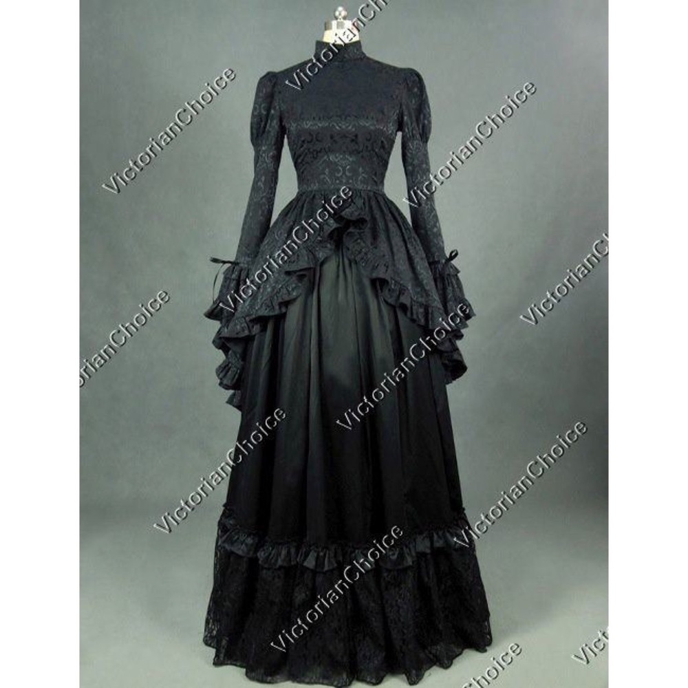 Victorian Choice Black Vampire Dress
